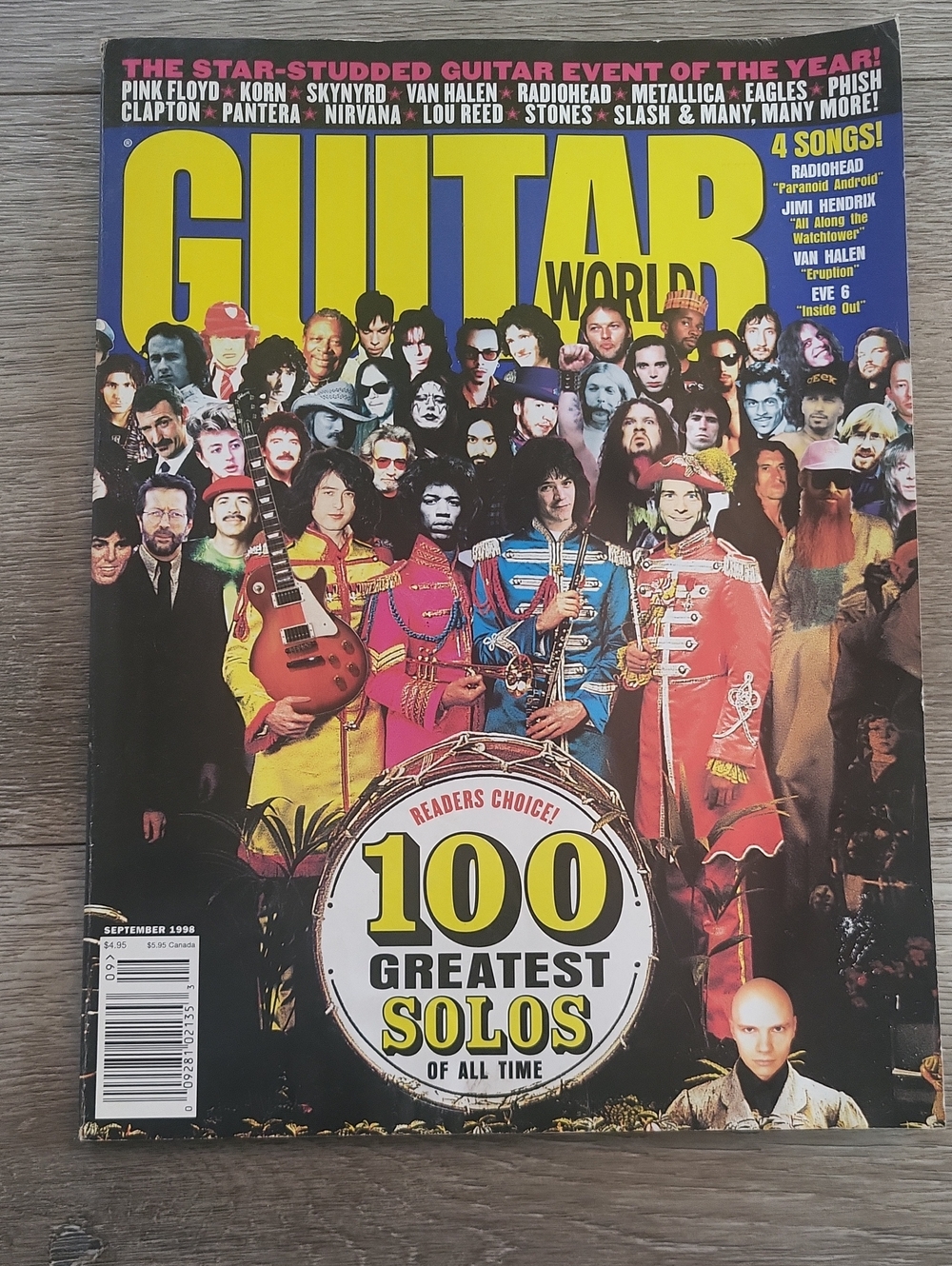 Guitar World Magazine - 100 Greatest Solos Cover